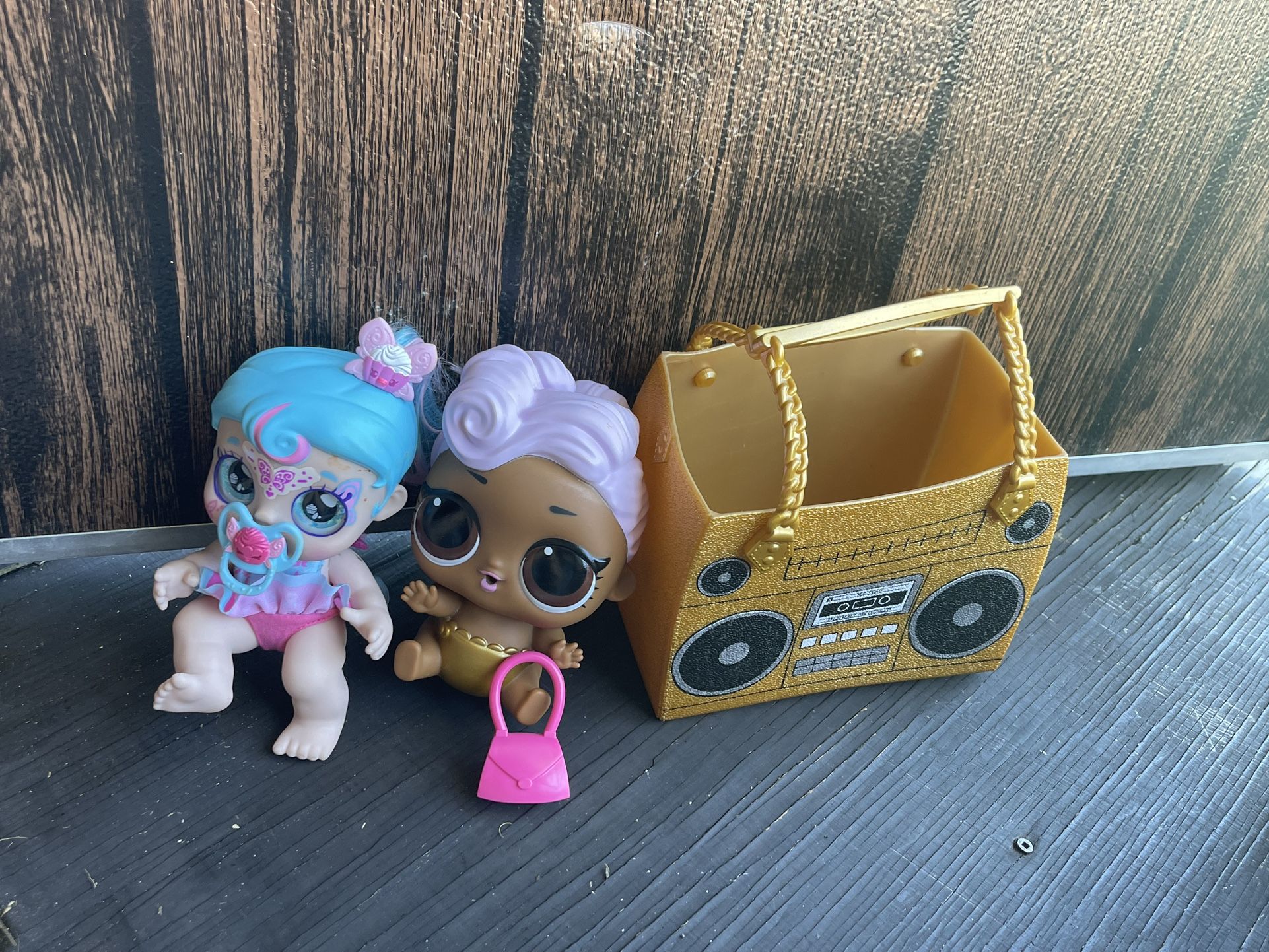 Dolls And Bag