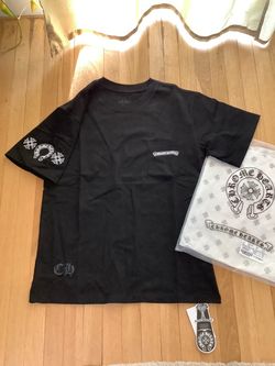 Black chrome hearts tee