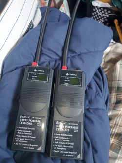 2 Cobra hand held  portable Radios