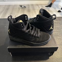 Jordan’s  Legend Flight Black Suede
