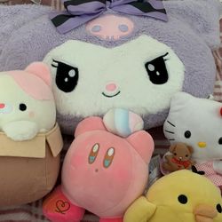 sanrio plushies