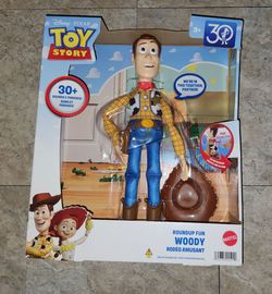 Disney pixar toy story 30th anniversary talking woody 12'5" new firm price
