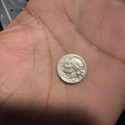 Dime With Misprint 
