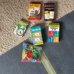 FREE Sight Words And Math Flashcards 