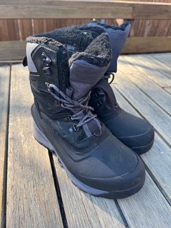 North Face Black Insulated Winter Snow Boots