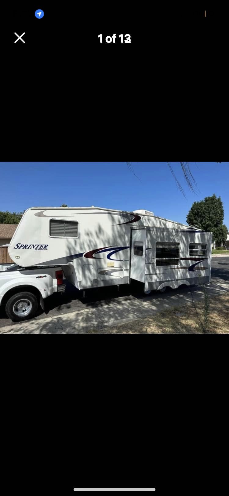 5th Wheel Trailer Available 