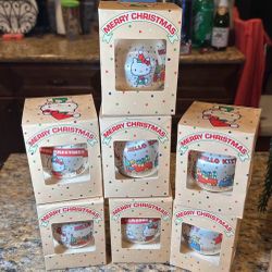 Vintage Hello Kitty Christmas Ornaments From 1981