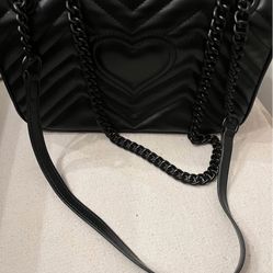 Shoulder Leather Purse 
