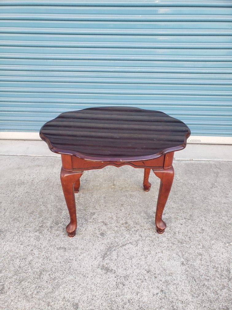 Cherry Red End Table