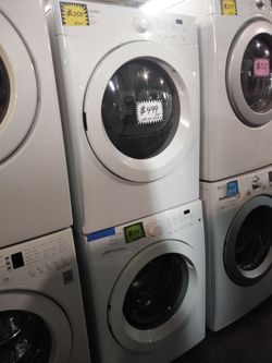 FRIGIDAIRE front load washer and dryer set working perfectly