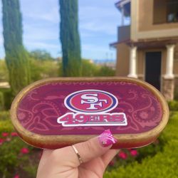 49ers Red Bandana Rolling Tray