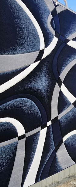 Navy blue Rug style