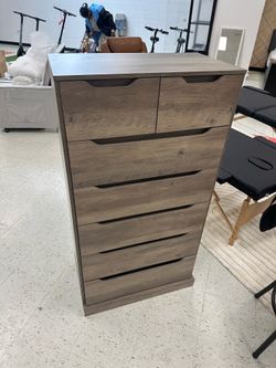 Wood gray Dresser