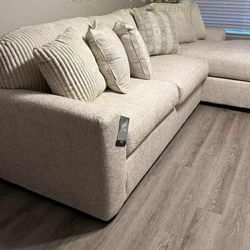 New Beige OVERSIZED Sectional 