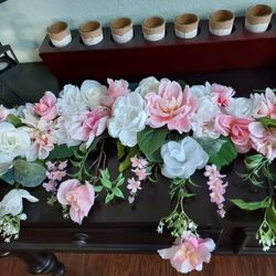 New Wedding Backdrop/Arch Swag Pinks