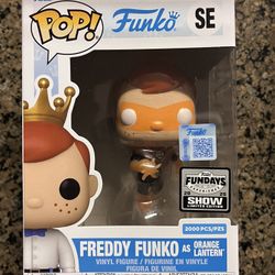 Freddy Funko As Orange Lantern LE2K Fundays In show 