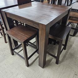 Open Box Counter Height Dining Table Set 
