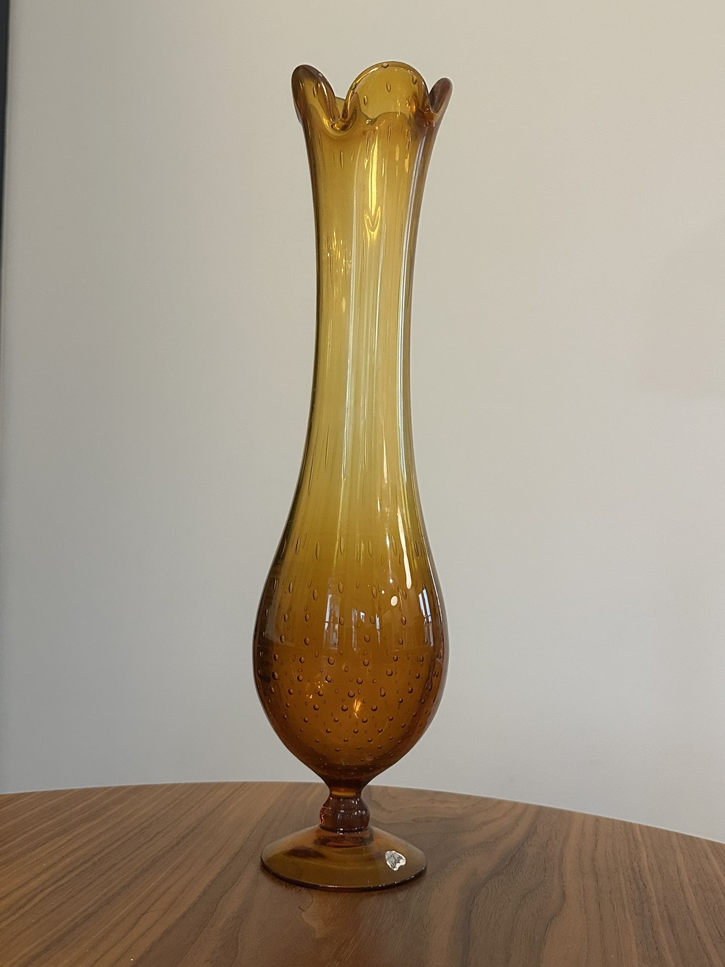 Fab Mid Century Vintage Hand-blown Vase