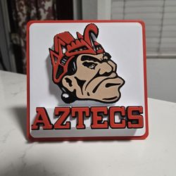 Hitch Cover 3D Print Personalizable Any Logo NFL, NBA, NHL, MLS, MLB