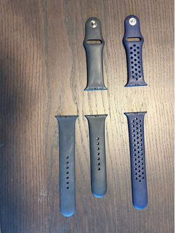 Medium/Large Navy Blue Nike and Any Size Black Sport Loop Small Apple Watch Bands