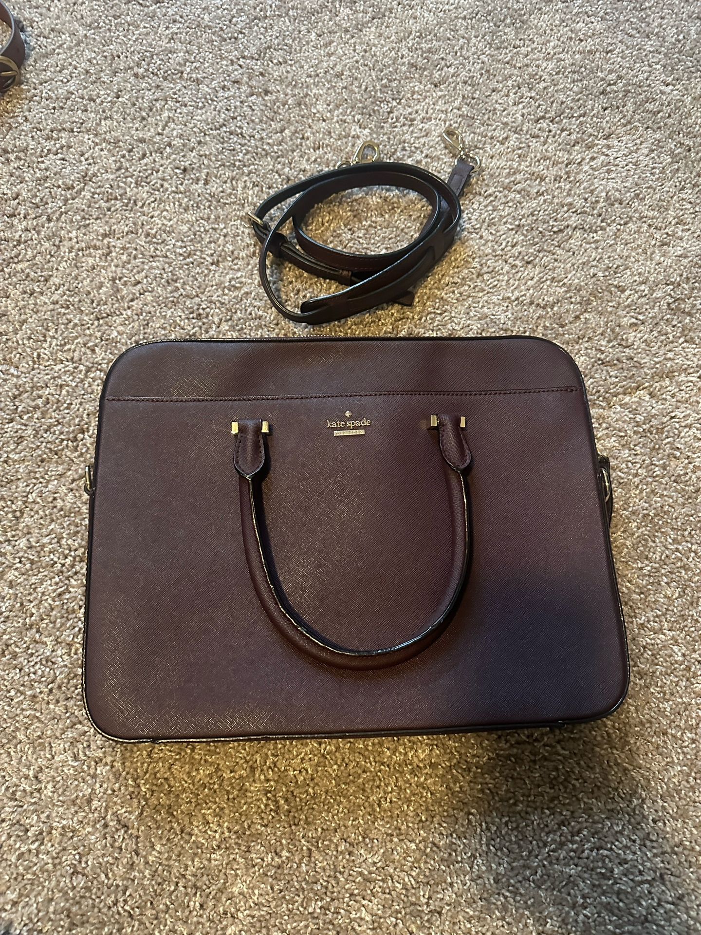 Purple Kate Spade Lap Top Bag LIKE NEW!