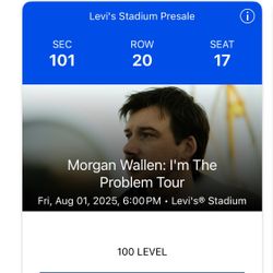 Morgan Wallen Friday 8/1/25 6PM