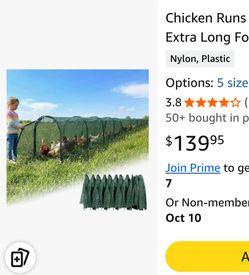 32ft Chicken Runs NEW for Yard it’s a Extra Long Foldable Chicken Tunnel