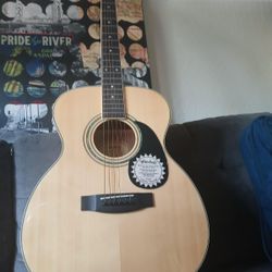 New Mitchell Guitar With Case