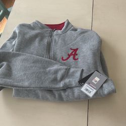 Alabama Sweatshirt With Zippered Front