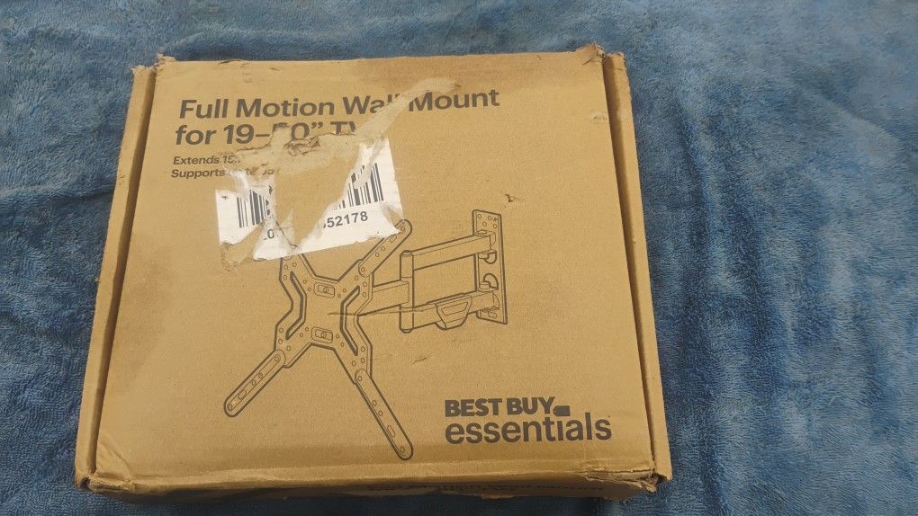Full Motion TV Wall Mount for 19–50" TVs