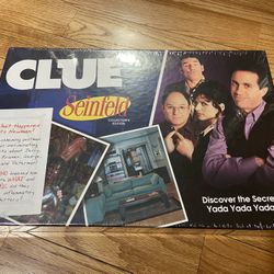 New Clue Seinfeld Board Game Collectors Edition
