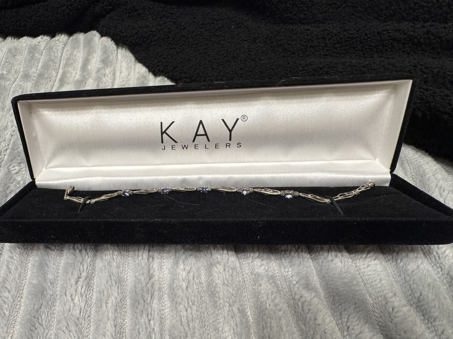 Kay’s Sterling Silver Gemstone Bracelet