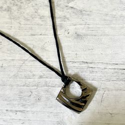 Lia Sophia Square Pendant Necklace 