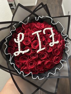 50 Roses With Letters