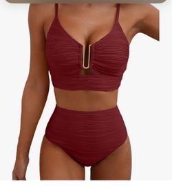 Two piece bathing suit size medium