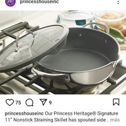 Princess House Sartén De 11 Antiderhente Nuevo En Caja 