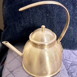 Rose And Fitzgerald Gold Tone Teapot