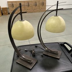 Pair of mid century lamps as in pictures in excellent condition👍🏻. 