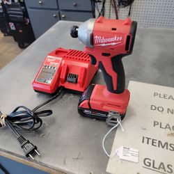 Milwaukee 18v Brushless Impact Driver W/ Battery And Charger. Model #: 3650-21P