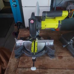 RYOBI
 ONE+ 18V Cordless 7-1/4 in.
Compound Miter Saw (Tool
Only)