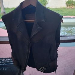 Custom Leather Vest