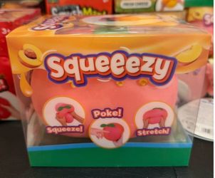 Squeeezy Peach Squishy Sensory Toy