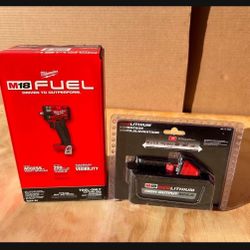 Milwaukee 3/8” Compact Impact w/6.0 Battery $240 New in Box (Tool Only $190)