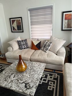 Z Gallery Cream colored Sofa