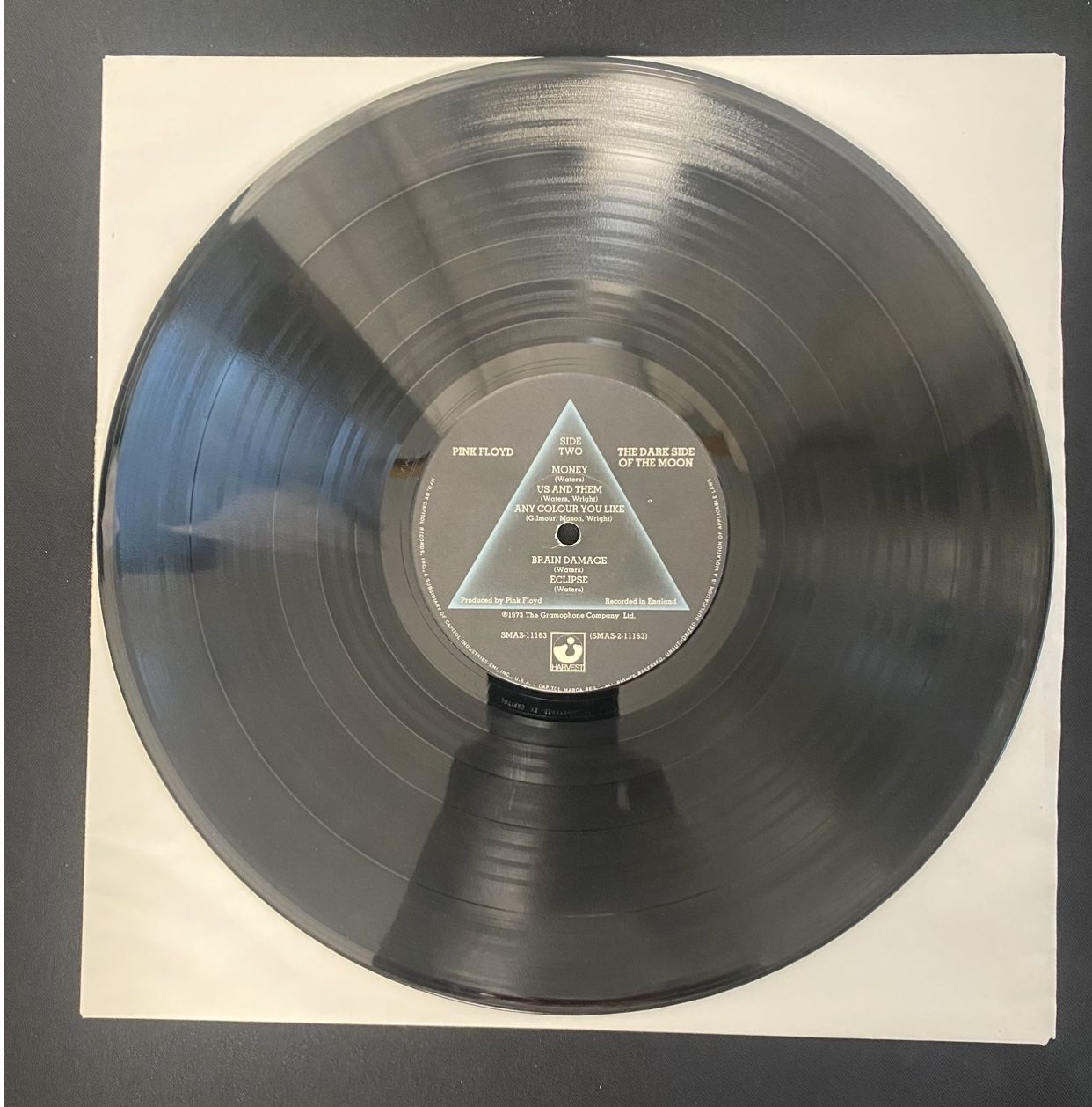 Vintage Pink Floyd Original 1973 Vinyl Dark Side Of The Moon