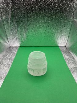 Selinite Candle Holder Iceberg Shape 