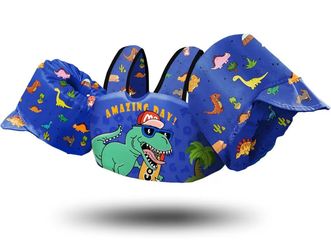 Kids Dinosaur Swim Float Vest