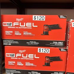 Milwaukee M12 Fuel Orbital Detail Sander 