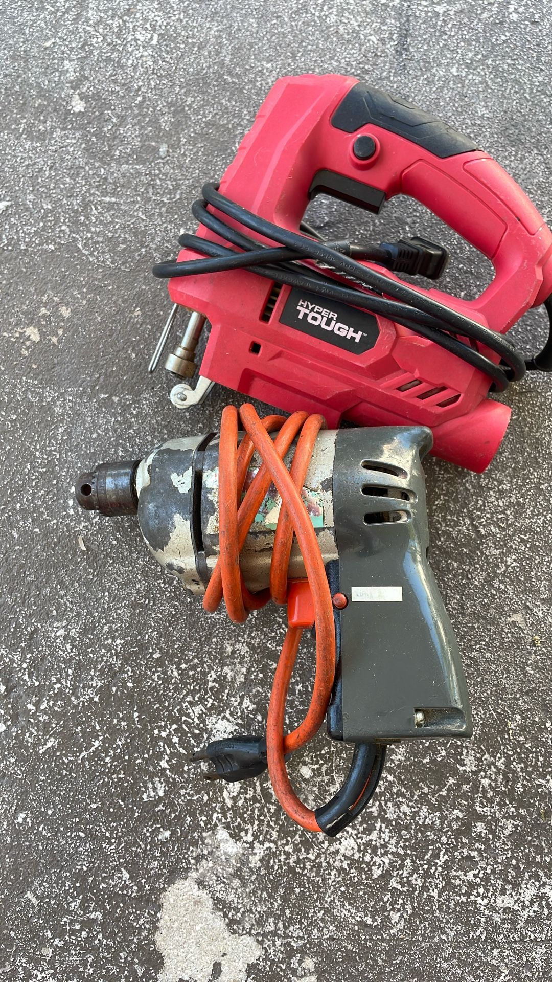 Electric drill And jigsaw ($10 for both)