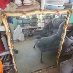 Antique Original Gilt Framed Mirror